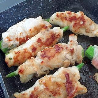 オクラの豚肉巻き☆